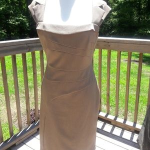 Gently used Tan/ Mocha colored dress